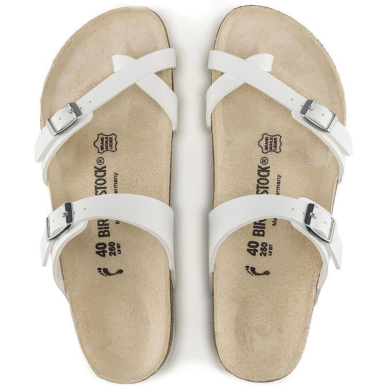 Mayari Birkenstock Birko-flor Panske Biele | SK 334JPQ